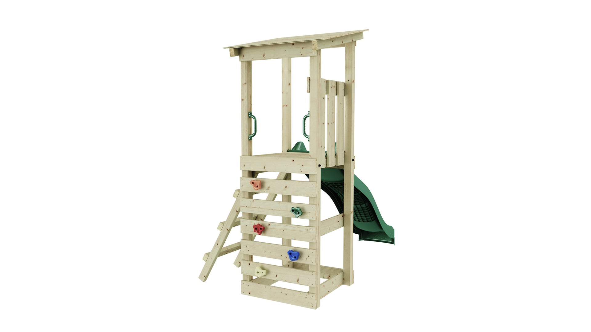 Weka Kinderspielturm Nizza inkl. Rutsche und Kletterwand