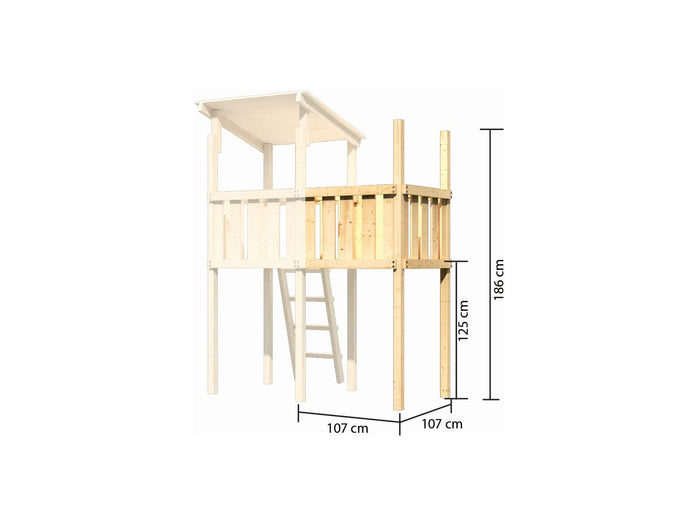 Karibu Anbau für Spielturm Lotti