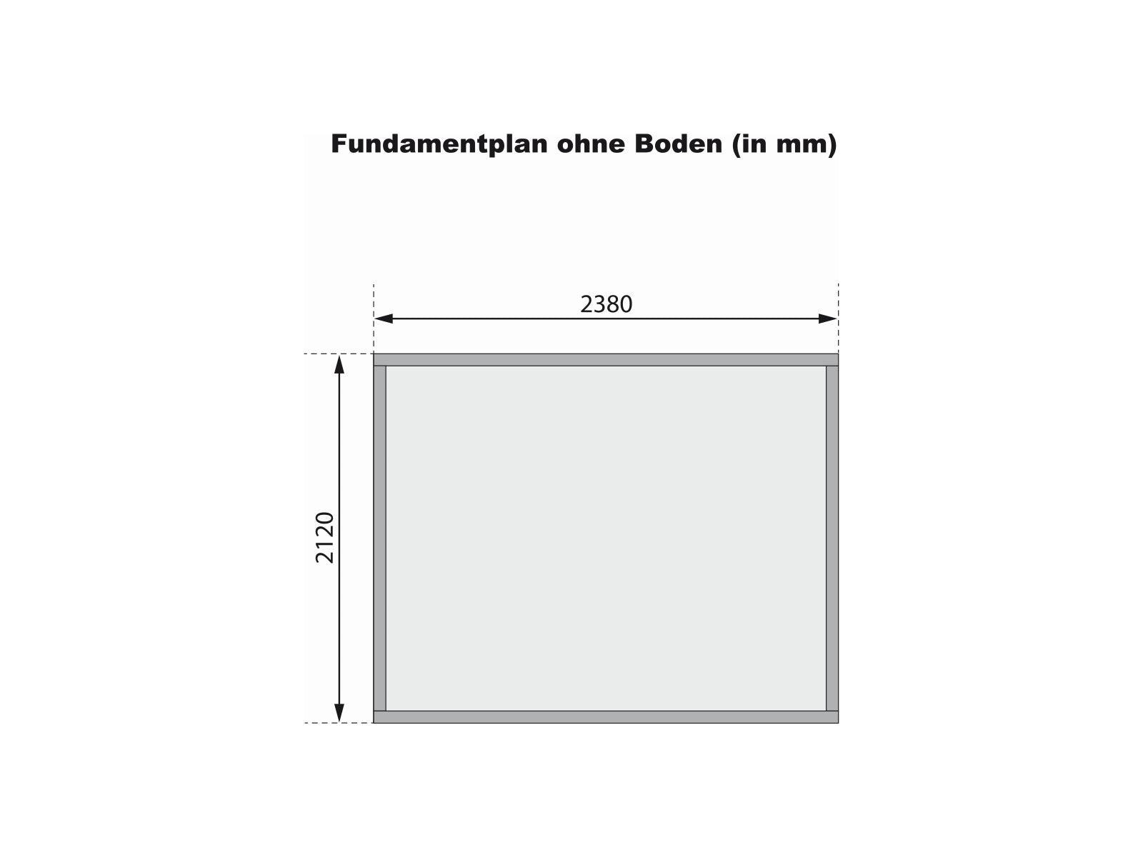 Karibu Gartenhaus Askola 3 terragrau 19 mm
