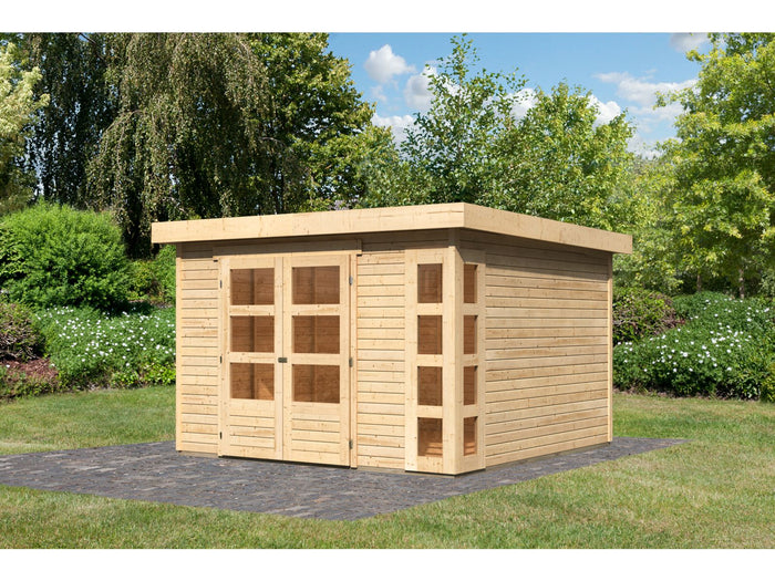 Karibu Gartenhaus Kerko 6 natur 19 mm