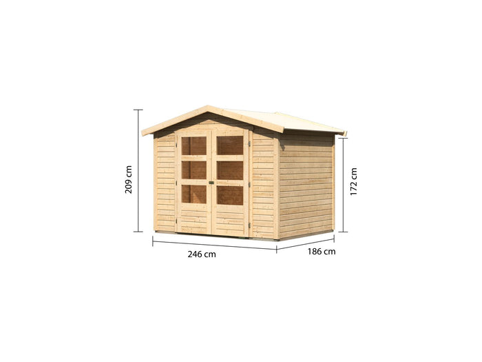 Karibu Gartenhaus Amberg 3