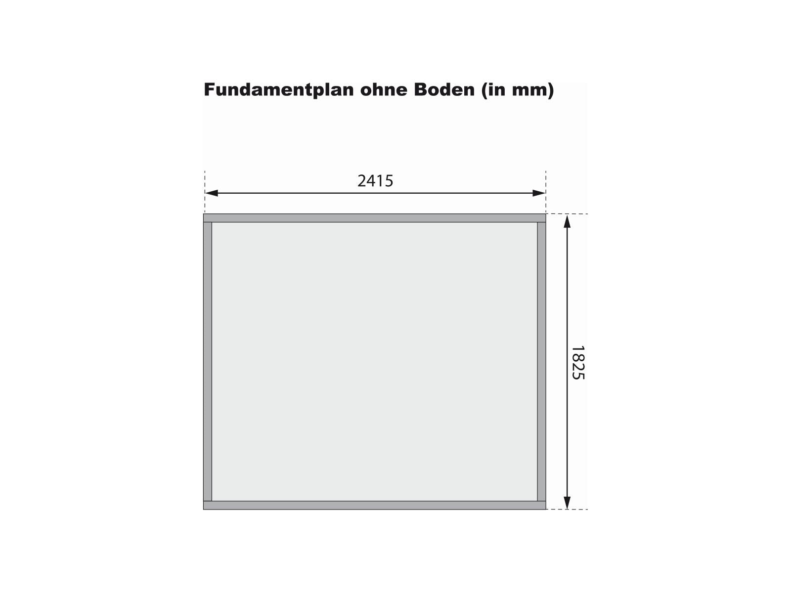 Karibu Gartenhaus Stockach 3 in terragrau
