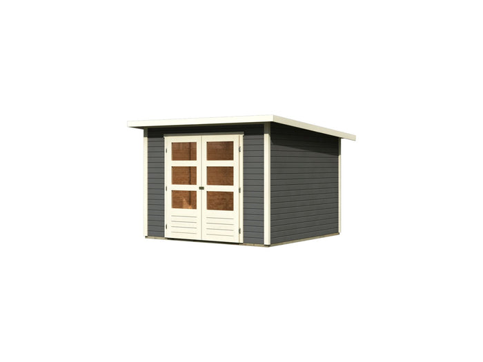 Karibu Gartenhaus Stockach 4 in terragrau