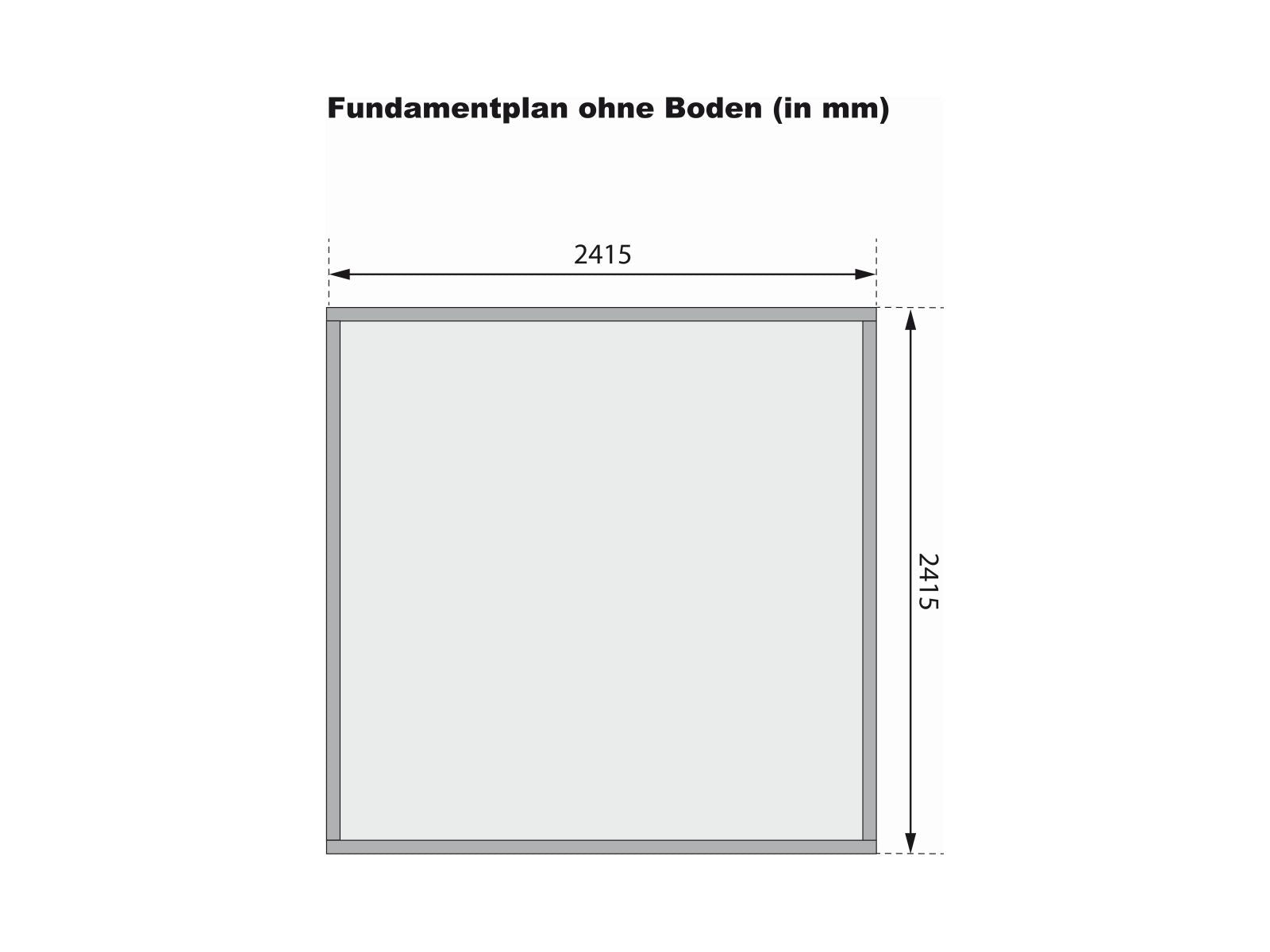 Karibu Gartenhaus Stockach 4 in terragrau