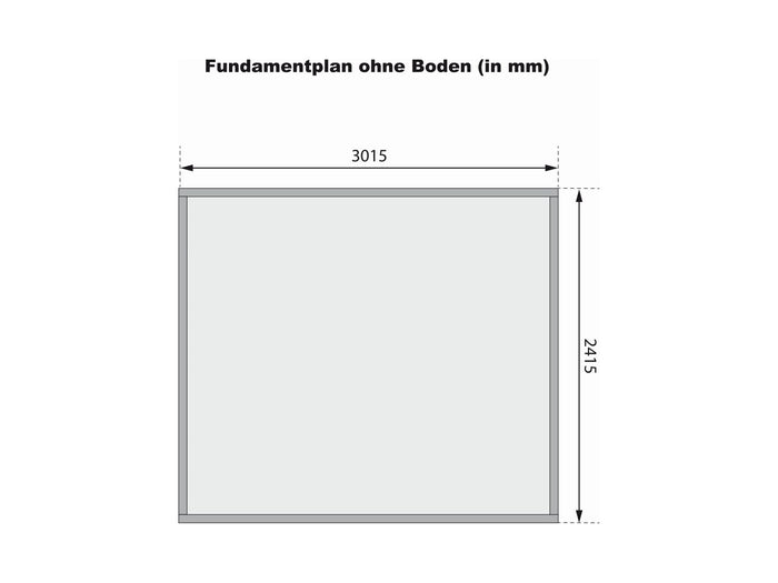 Karibu Gartenhaus Stockach 5 in terragrau