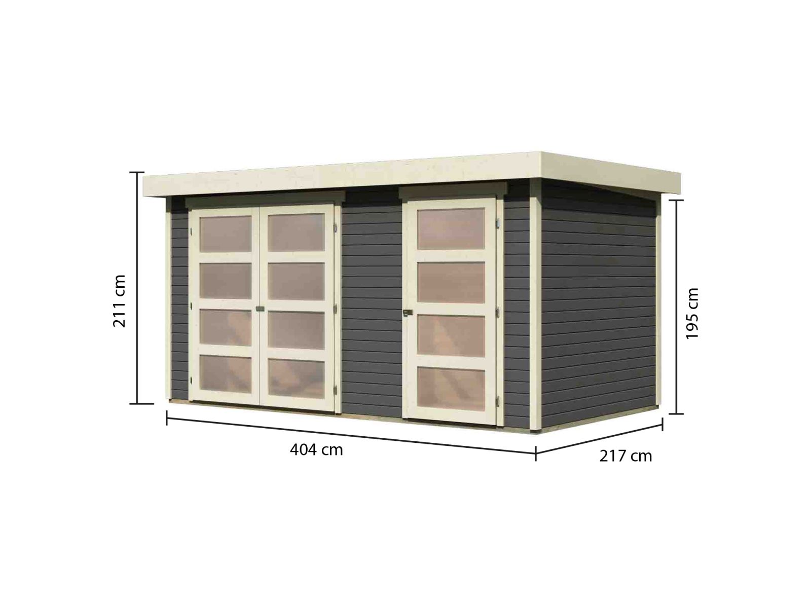 Karibu Systemhaus Mühlentrup 1 terragrau 19 mm