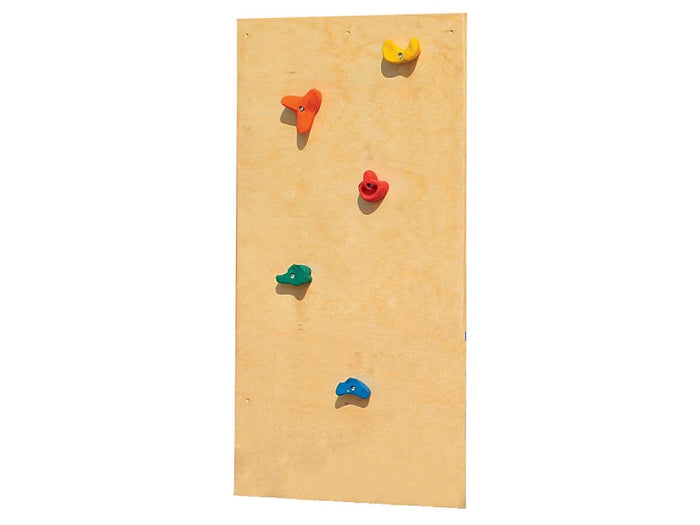 Karibu Spielturm Luis Satteldach + Rutsche blau + Doppelschaukel + Kletterwand