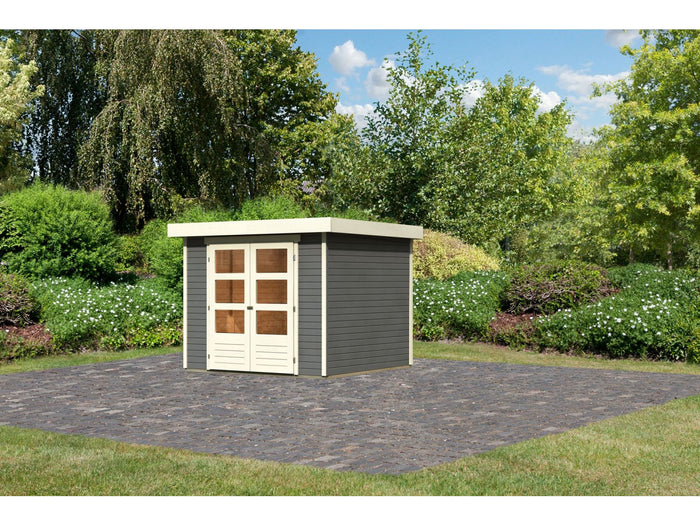 Karibu Gartenhaus Askola 3,5 terragrau 19 mm