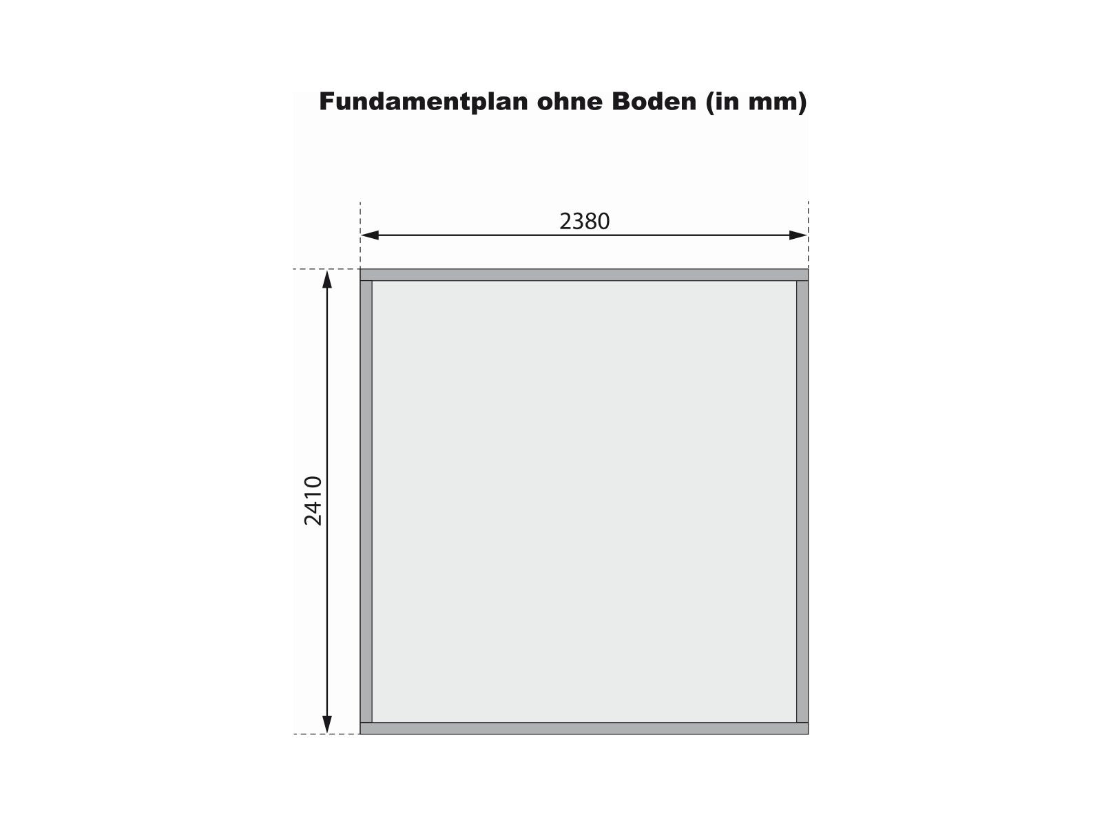Karibu Gartenhaus Askola 3,5 terragrau 19 mm