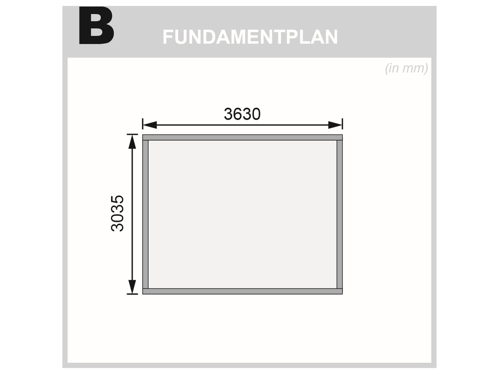 Karibu Gartenhaus Northeim 4 natur 38 mm