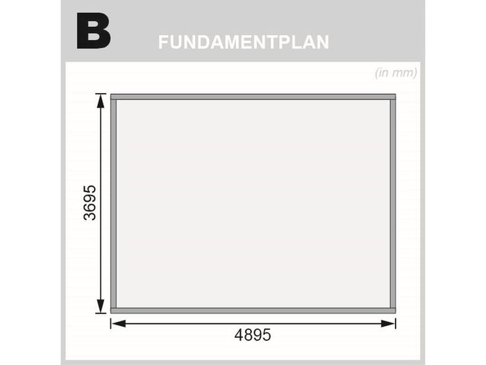 Karibu Gartenhaus Northeim 6 natur 38 mm