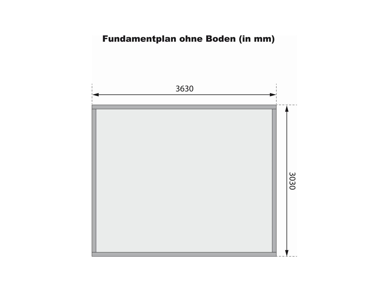 Karibu Gartenhaus Northeim 4 terragrau mit Anbaudach 3 m