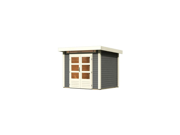 Karibu Gartenhaus Kandern 2 terragrau