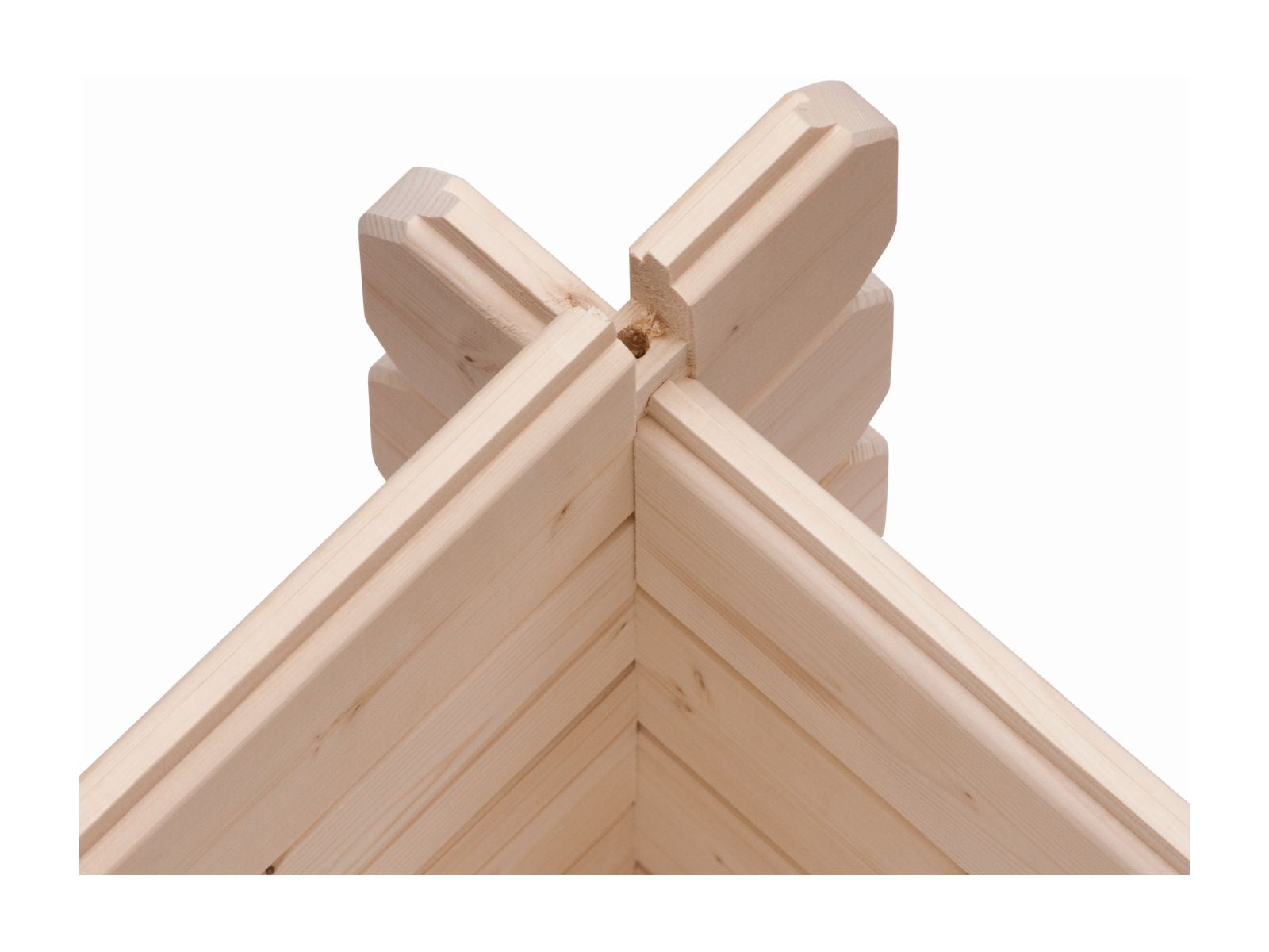 Karibu Gartenhaus Bastrup 7 mit Anbaudach 4 Meter inkl. Rück- und Seitenwand