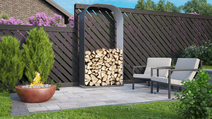 Vitavia Kaminholzregal Ardor 401, hoch, granit