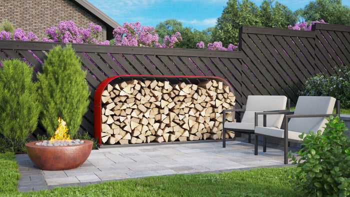 Vitavia Kaminholzregal Ardor 401, flach, rubin