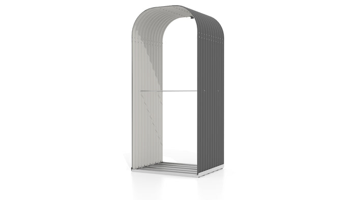 Vitavia Kaminholzregal Ardor 858, hoch, granit