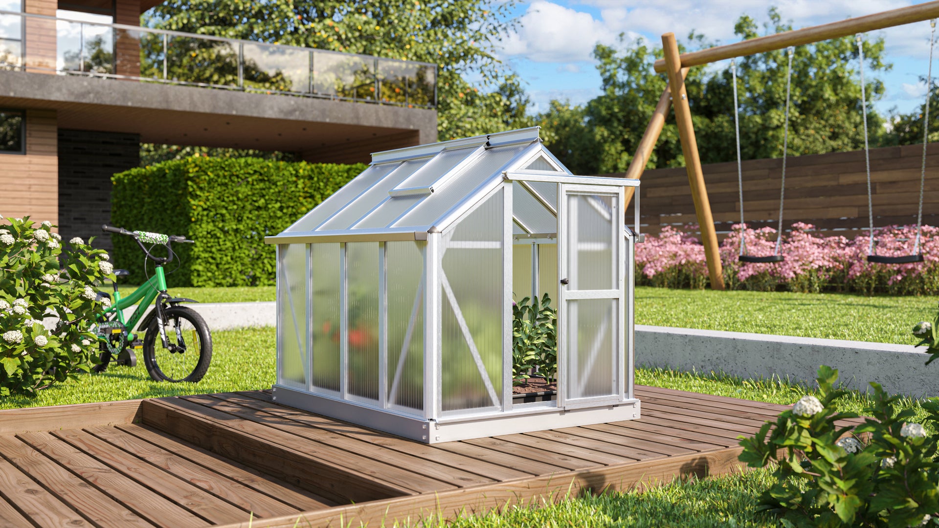 Vitavia Minigewächshaus Merlin HKP 4 mm Alu