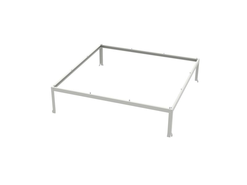 Vitavia Stahl-Fundament 3800, 6 cm für Gewächshäuser, Alu