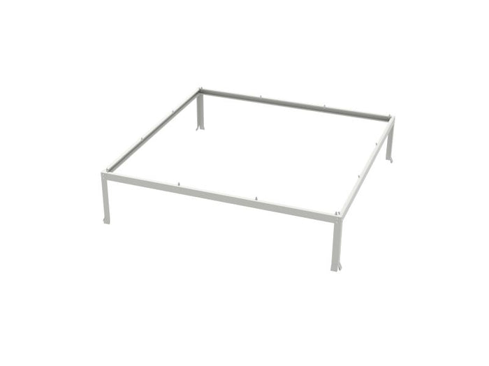 Vitavia Stahl-Fundament 3800, 6 cm für Gewächshäuser, Alu