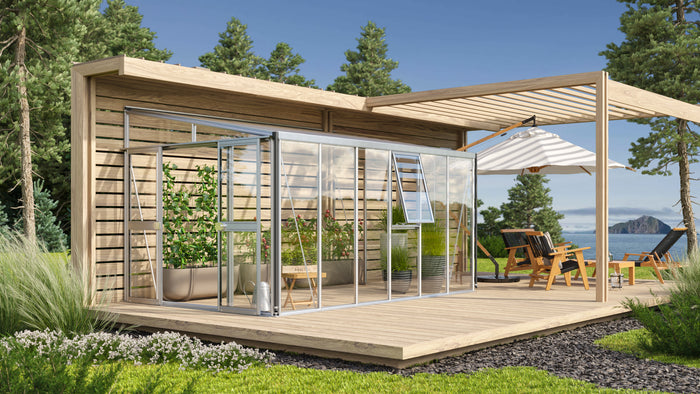 Vitavia Gewächshaus Athena 10200 ESG/HKP, Alu