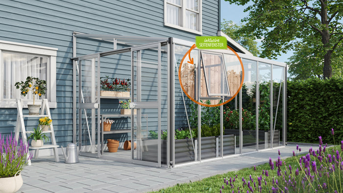 Vitavia Gewächshaus Athena 10200 ESG/HKP, Alu