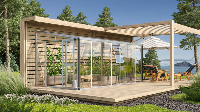 Vitavia Gewächshaus Athena 11900 ESG/HKP, Alu