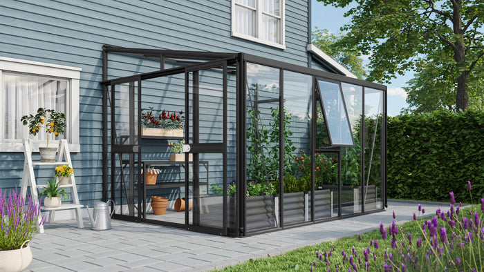 Vitavia Gewächshaus Athena 8600 ESG/HKP, schwarz
