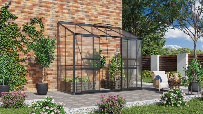 Vitavia Gewächshaus Ida 3300 HKP 4 mm, Schwarz