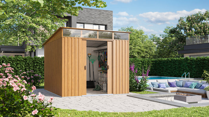 Pergart Gerätehaus Lübeck 89 - Holzoptik