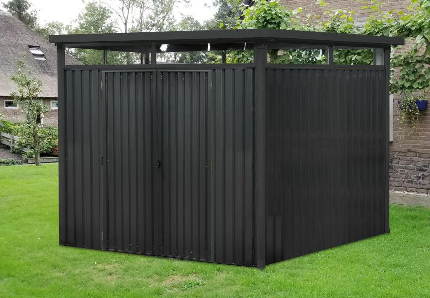 Pergart Gerätehaus Rheinfelden 108 anthrazit matt