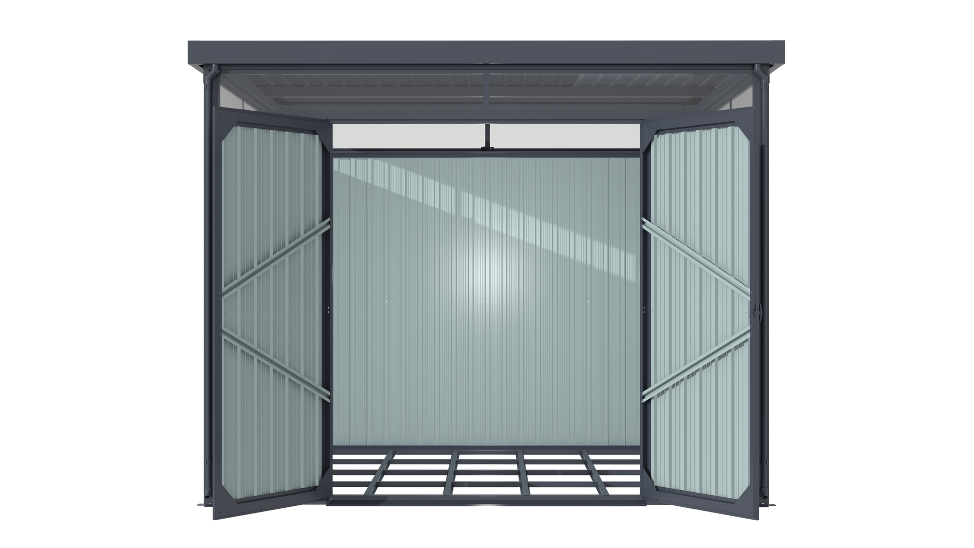 Pergart Gerätehaus Rheinfelden 108 anthrazit matt