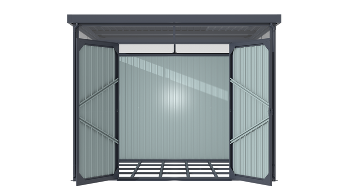 Pergart Gerätehaus Rheinfelden 108 anthrazit matt