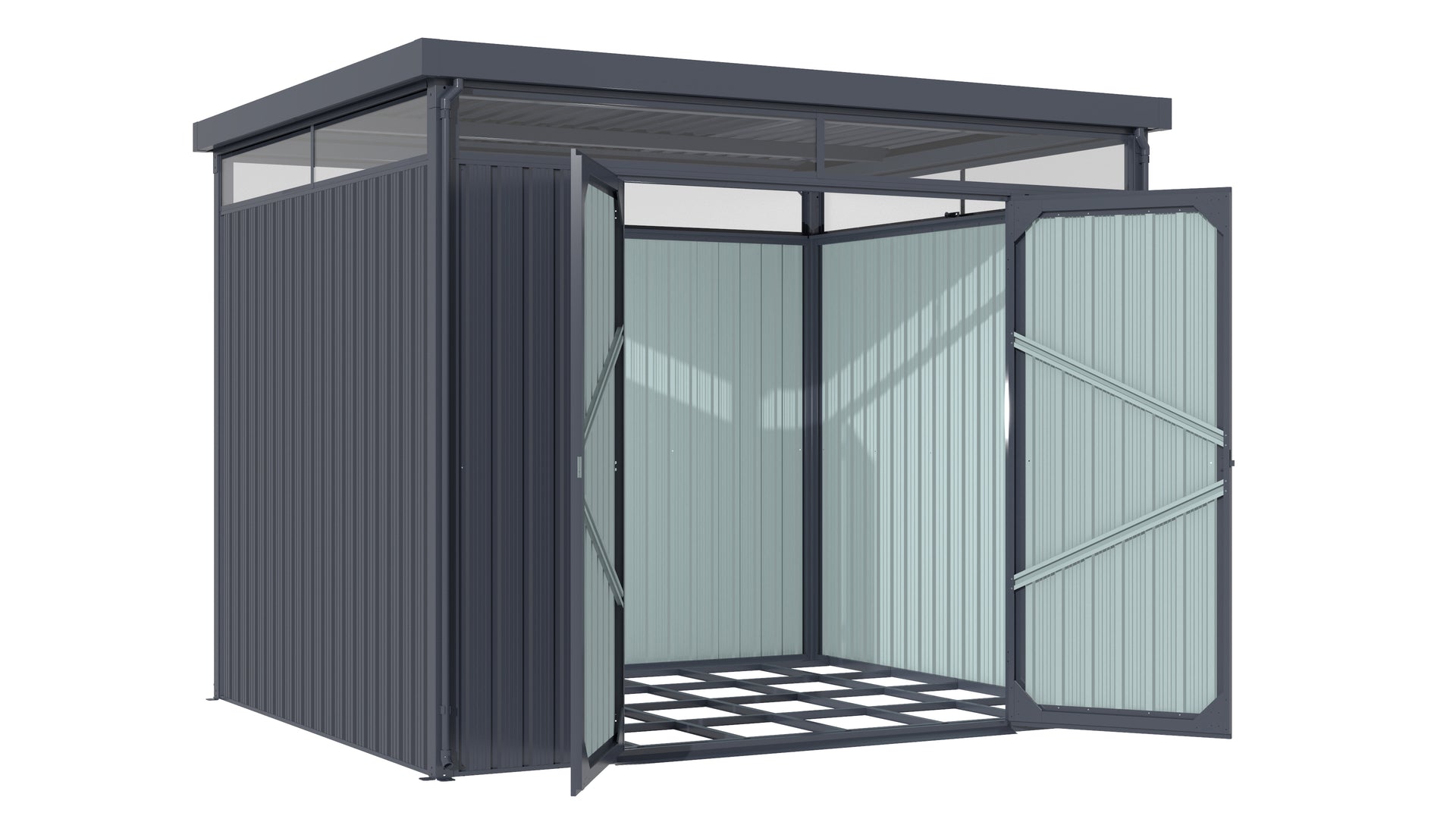 Pergart Gerätehaus Rheinfelden 108 anthrazit matt