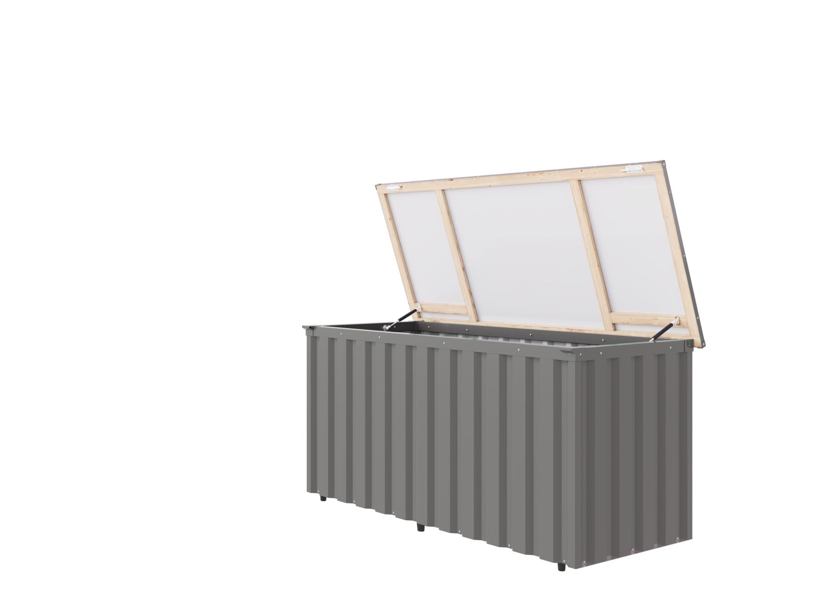 Karibu Metallbox Indium 2, Graualuminium