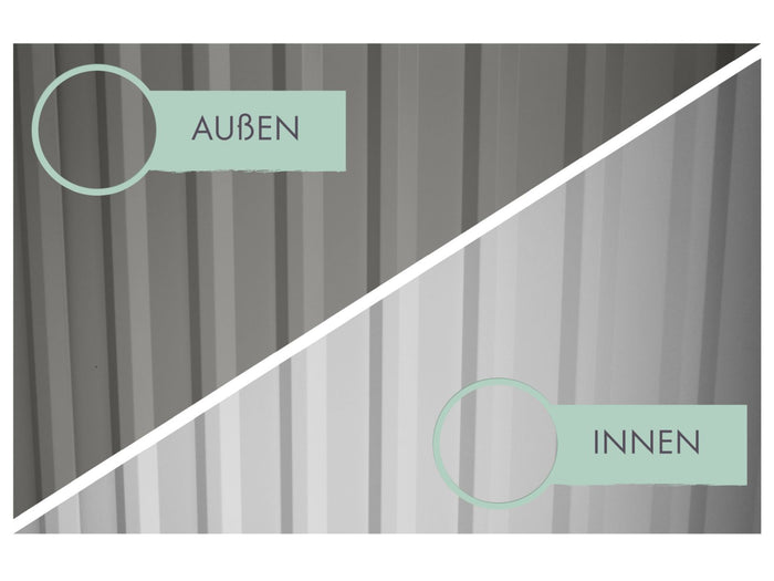 Karibu Metallbox Indium 3, Graualuminium