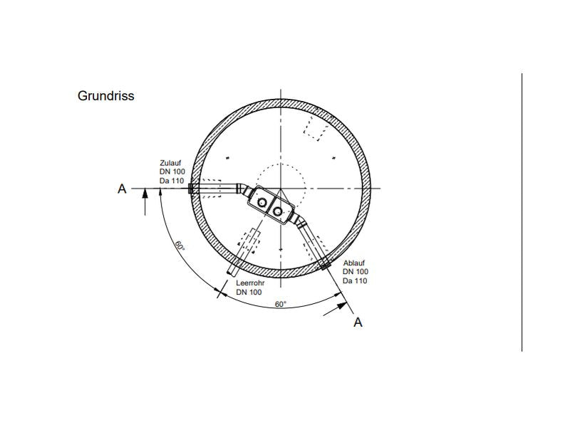 Mall Betonzisterne Family 3200 Liter, begehbar, mit Patronenfilter