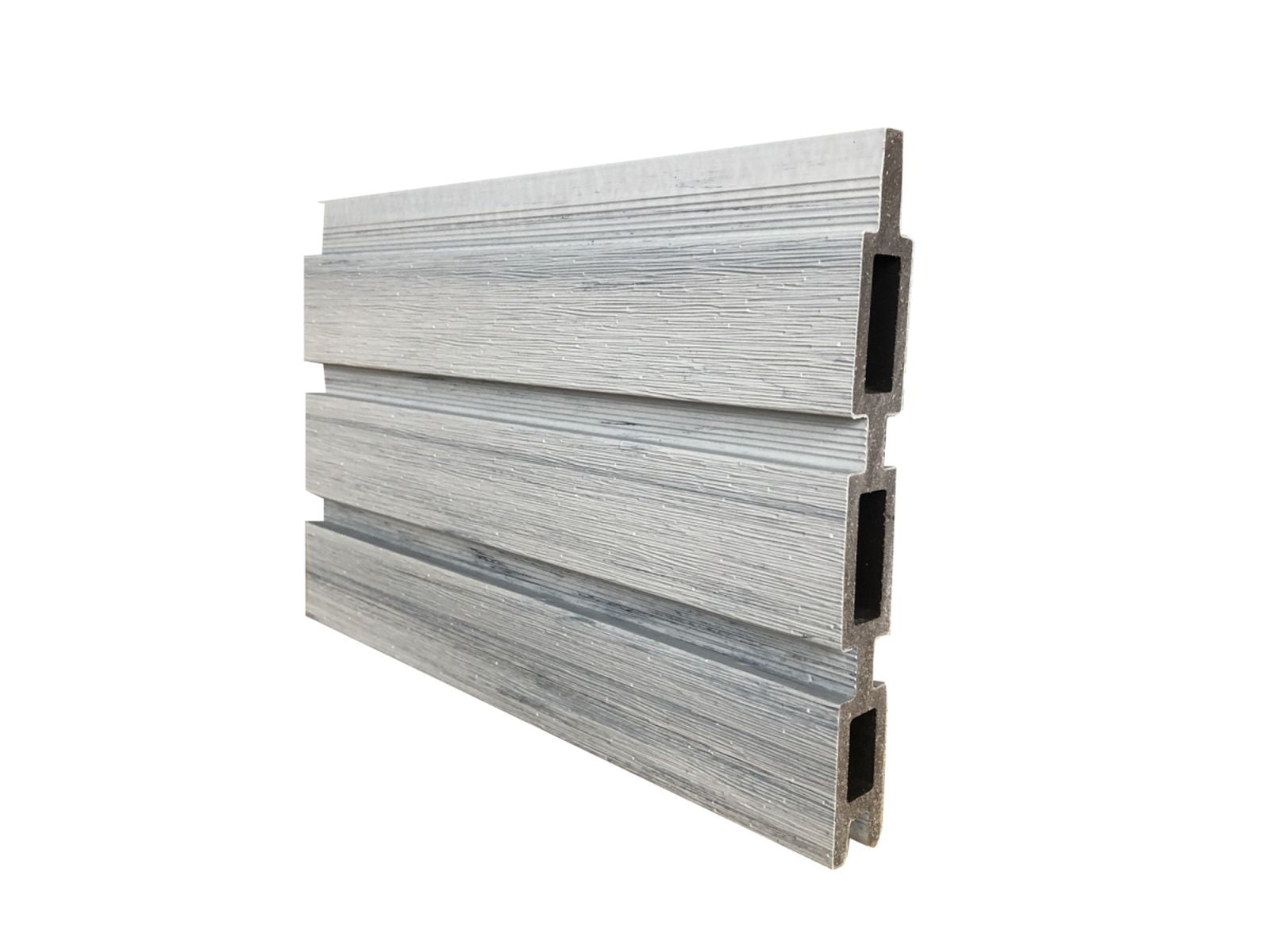 Tetzner & Jentzsch WPC Zaun Set: Waren | Smoke White