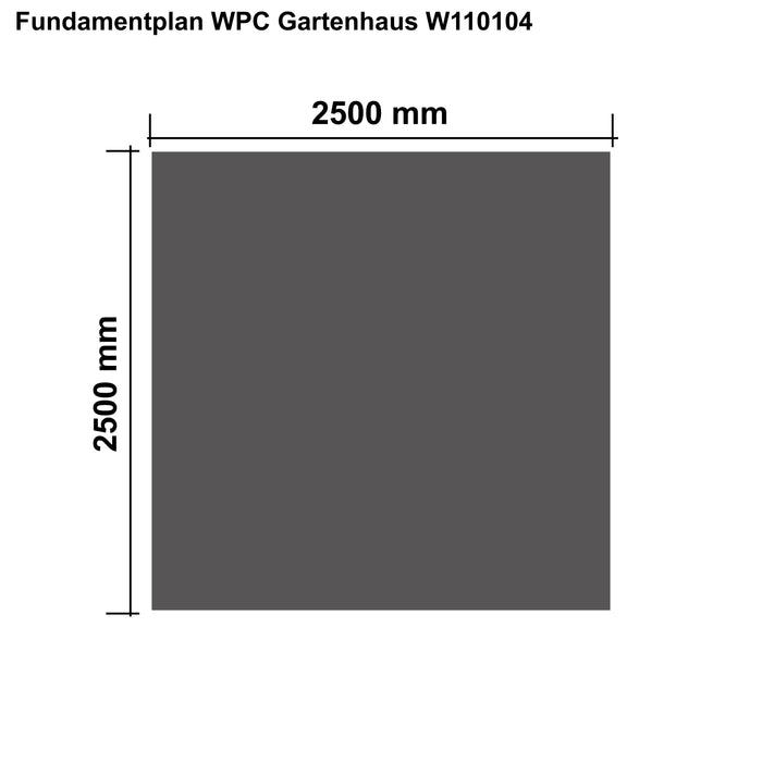 WPC Gartenhaus Linia 2020 inkl. Dachrinnen-Set, 2-farbig Grau/Anthrazit