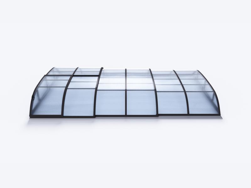 Albixon Pool-Überdachung Dallas A, Anthrazit