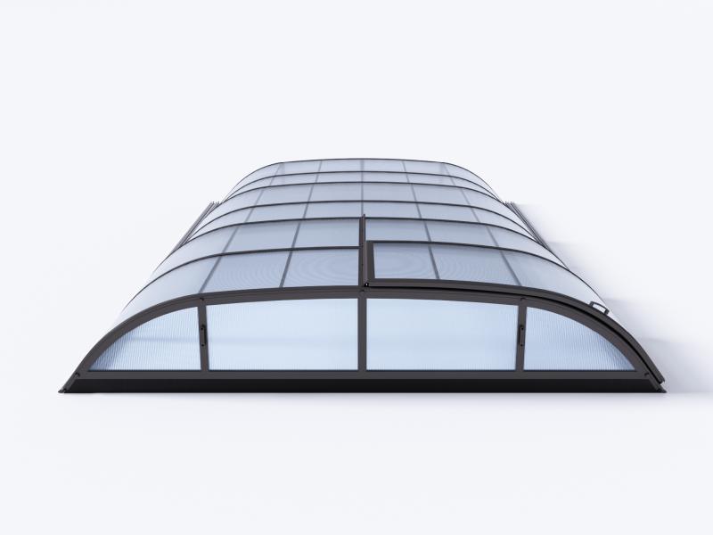 Albixon Pool-Überdachung Dallas A, Anthrazit