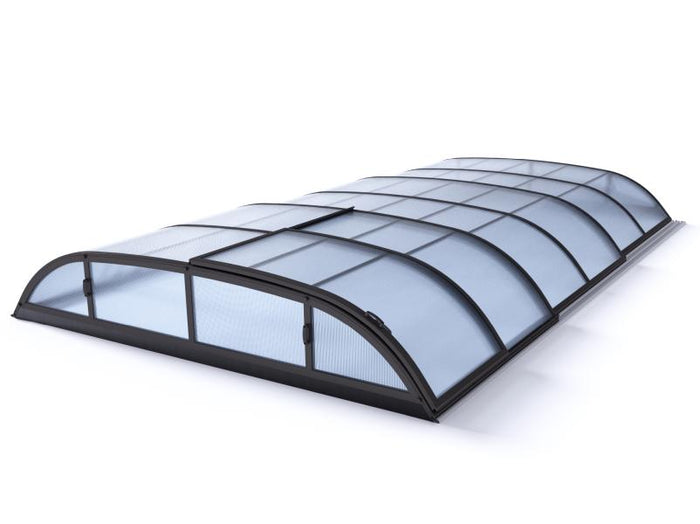 Albixon Pool-Überdachung Dallas A, Anthrazit