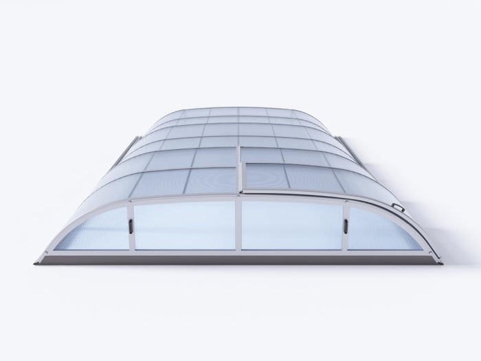 Albixon Pool-Überdachung Dallas A, Silber