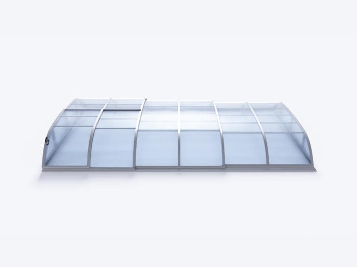 Albixon Pool-Überdachung Dallas A, Silber
