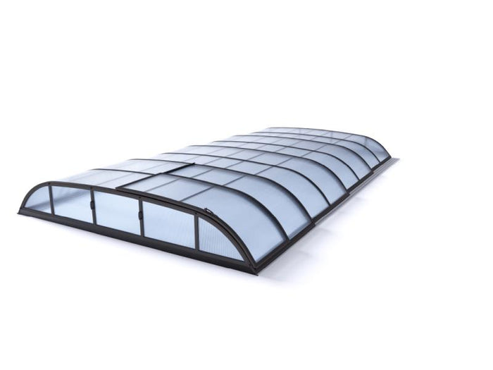 Albixon Pool-Überdachung Dallas B, Anthrazit