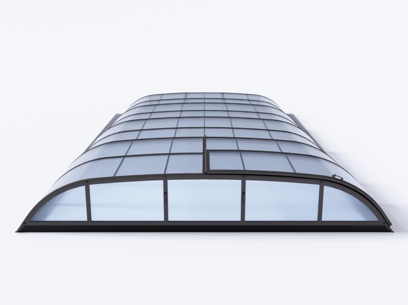 Albixon Pool-Überdachung Dallas B, Anthrazit