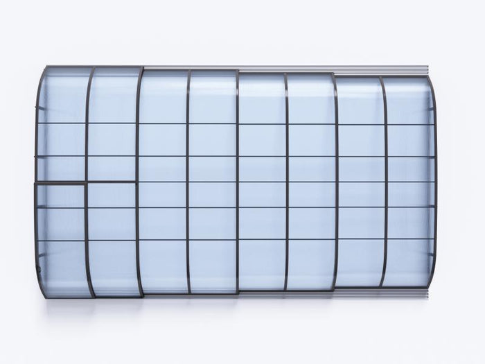 Albixon Pool-Überdachung Dallas B, Anthrazit