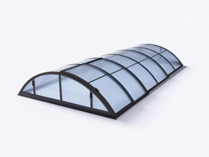 Albixon Pool-Überdachung KLASIK A, Anthrazit