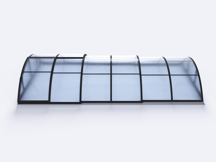 Albixon Pool-Überdachung KLASIK A, Anthrazit