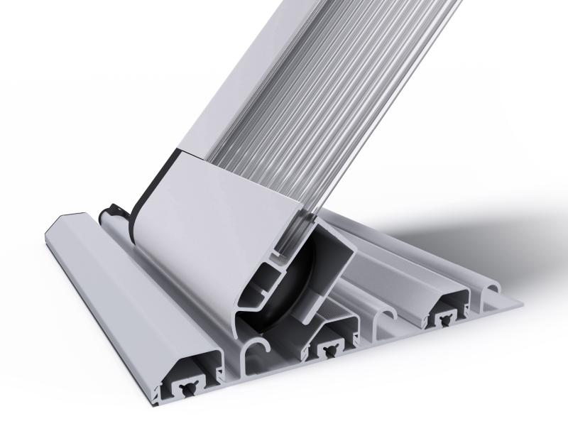 Albixon Pool-Überdachung KLASIK A, Silber